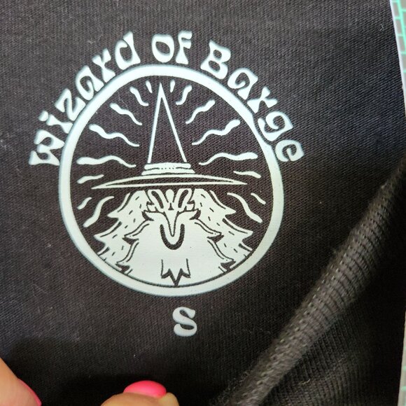 Wizard of Barge Darker the Skies, Brighter the Stars Black Longsleeve Tee NWT - Picture 3 of 8